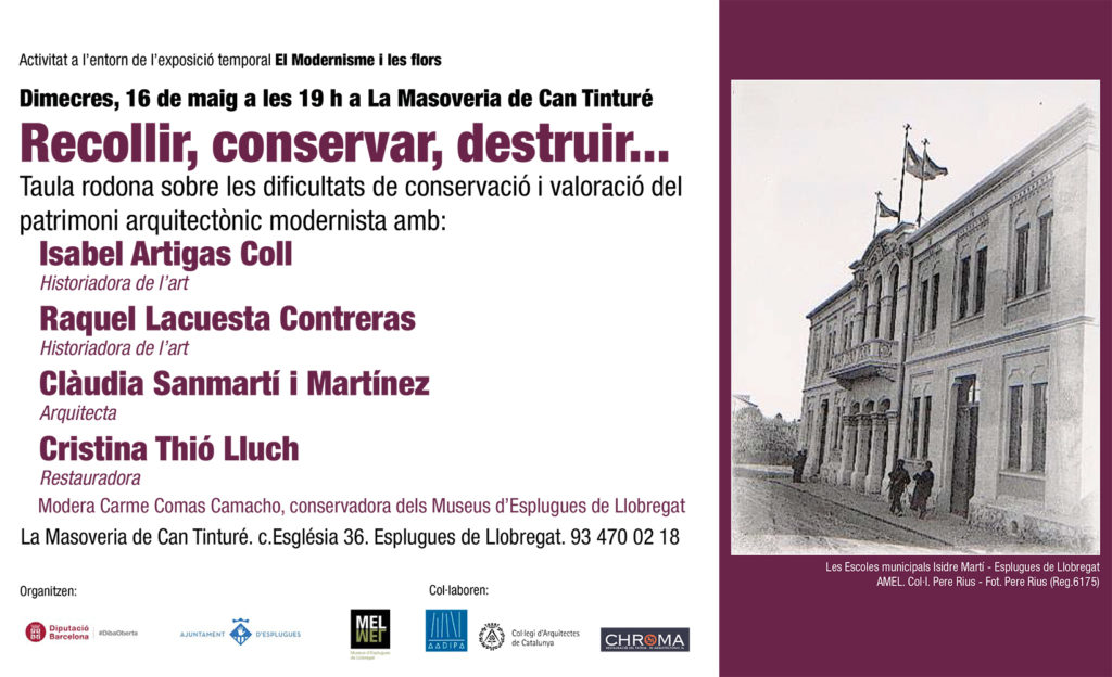 Taula rodona Recollir, conservar, destruir…