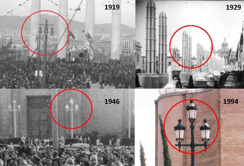 Informe sobre la renovació de les lluminàries de l’avinguda de Maria Cristina, dins el conjunt patrimonial de l’Exposició Internacional de Barcelona de 1929