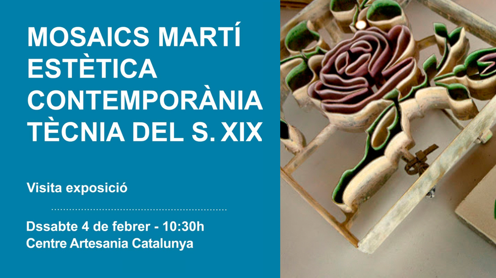 Visita Exposició Mosaics Martí, Estètica contemporània, tècnia del segle XIX